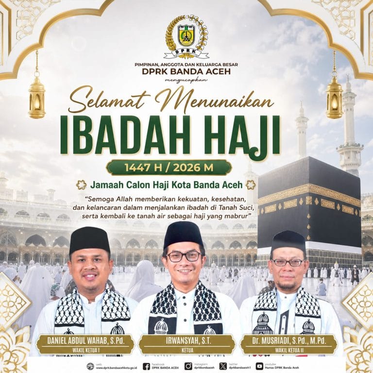 IDNC BANNER DPRK ACEH_Selamat Menunaikan Ibadah Haji 2026